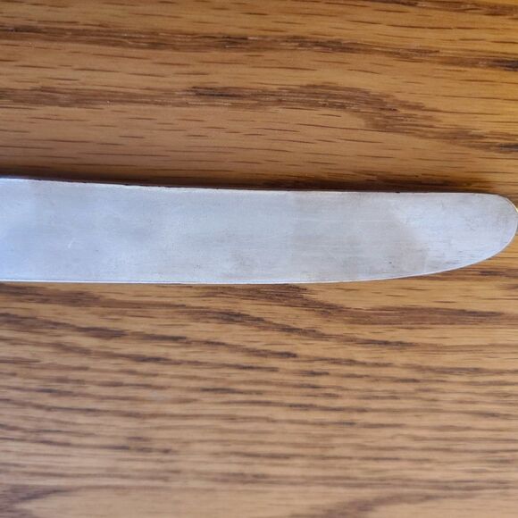 Oneida 1921 Community Grosvenor Silver-plate Solid 9.5" Dinner Knife Art Deco - Picture 14 of 15